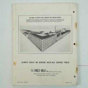 Rock-Ola Service Manual  450-451