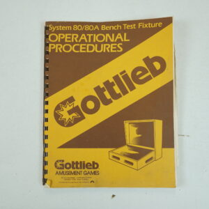 All Gottlieb System 80 Test Fixture