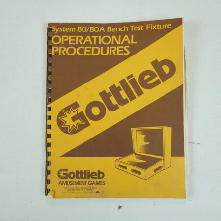 All Gottlieb System 80 Test Fixture