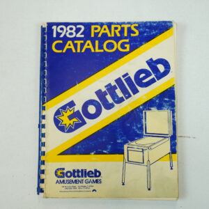 Gottlieb 1982 Parts Catalog