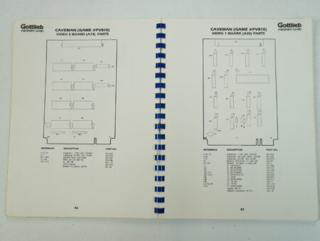 Gottlieb 1982 Parts Catalog
